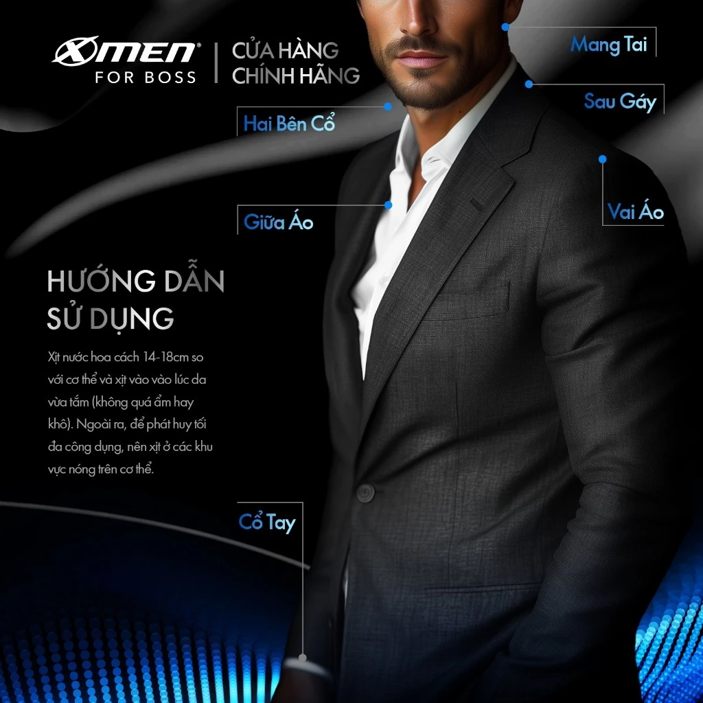  Nước Hoa Nam Cao Cấp EDP X-Men for Boss 49ml-Hương Thơm Thanh Mát Phóng Khoáng Lịch Lãm-Quà Tặng Bạn Trai 