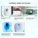  Viên sạch bồn cầu Geto viên thả bồn cầu sạch khuẩn tẩy sạch mảng bám khử mùi diệt vi khuẩn toilet 