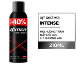  [Tặng thêm 40% dung tích] Xịt khử mùi XMen For Boss Intense/ Luxury/Legend/Motion 210ml - Hương Nước Hoa Châu Âu 