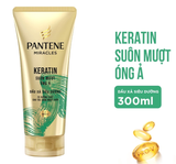  Dầu Xả Siêu Dưỡng PANTENE Miracles Ngăn Rụng Tóc Biotin/ Phục Hồi Hư Tổn Collagen/ Suôn Mượt Óng Ả Keratin - Tuýp 300ml 