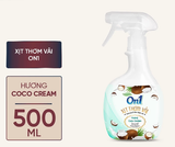 Xịt thơm vải On1 500ml, xịt khử mùi và làm thơm vải loại bỏ nhanh mùi hôi khó chịu trên quần áo & vải vóc, giữ hương lâu 