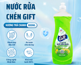  Nước Rửa Chén Gift Khử Mùi Tanh Khó Chịu – Hương Chanh/Trà Chanh, Chai 800ml/Túi 3.6kg/Can 3.8kg 