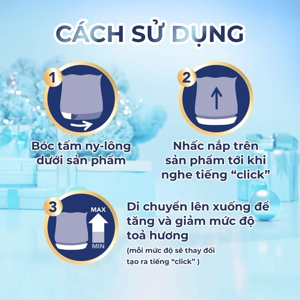  Sáp Thơm Phòng AMBI PUR Hương Nước Hoa Cao Cấp Nhiều Mùi Hương Hộp 180g 
