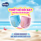  Tã/Bỉm quần bơi Moony bé trai/bé gái size L3/XL3 - nhập khẩu Nhật Bản 