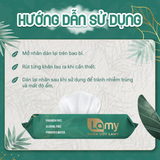  Khăn ướt Lamy gói 20 tờ không mùi không cồn không parabens cao cấp an toàn dành cho bé 