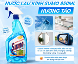  Nước Lau Kính Sumo 850ml 4 Mùi Hương tự chọn Lau Kính Ô Tô Lau Kính Bàn Ăn Lau Kính Hồ Cá 