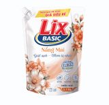  Nước giặt Lix Basic hương Nắng mai túi 3.1kg - can 3.3kg 