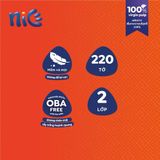  [Gói 220 Tờ] Khăn Giấy Lau Mặt NICE Mềm Mại Không Kích Ứng An Toàn Cho Da Nhạy Cảm (2 Lớp) 
