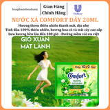  Nước Xả Làm Mềm Vải Comfort Đậm Đặc Một Lần Xả Thơm Mát gấp 10 lần túi 20ml 