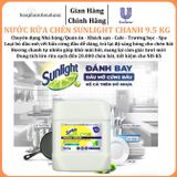  Nước Rửa Chén Sunlight 9.5 Kg 