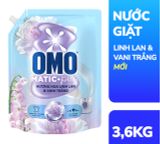  Nước giặt OMO Matic Pure Cửa Trước Hương Linh Lan & Vani Trắng 3.6KG (túi) 