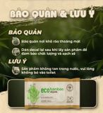  Khăn ướt vải sợi tre kháng khuẩn EcoBamboo gói 80 tờ không mùi 