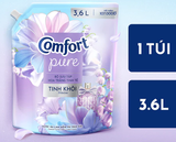  Nước Xả Vải Comfort Hoa Trắng Thanh Nhã Túi 1.7-3.6L 