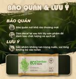  Khăn ướt vải sợi tre kháng khuẩn EcoBamboo EcoWipes gói 20 tờ không mùi 