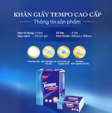  Khăn Giấy Rút Cao Cấp Tempo - 4 Lớp Bền Dai, An Toàn Cho Da 
