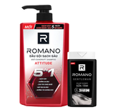  Dầu gội nam sạch gàu 5in1 Romano hương nước hoa 610g / 650g 