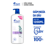  Dầu Gội Sạch Gàu HEAD & SHOULDERS Bạc Hà/ Giảm Ngứa Da Đầu/ Hương Chanh - Chai 1200 ML 
