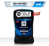  Sáp ngăn mùi cho nam Romano 50g - Khử mùi 72H, lưu hương Ý dài lâu 