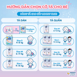  Tã dán cao cấp Moony NB/S/M/L - Nhập khẩu từ Nhật Bản 