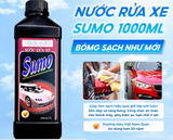  Nước Rửa Xe Sumo Wash & Wax 1 Lít XÁM Mới Nước Rửa Xe Bảo Vệ Nước Sơn Xe Rưa Xe Ô Tô 