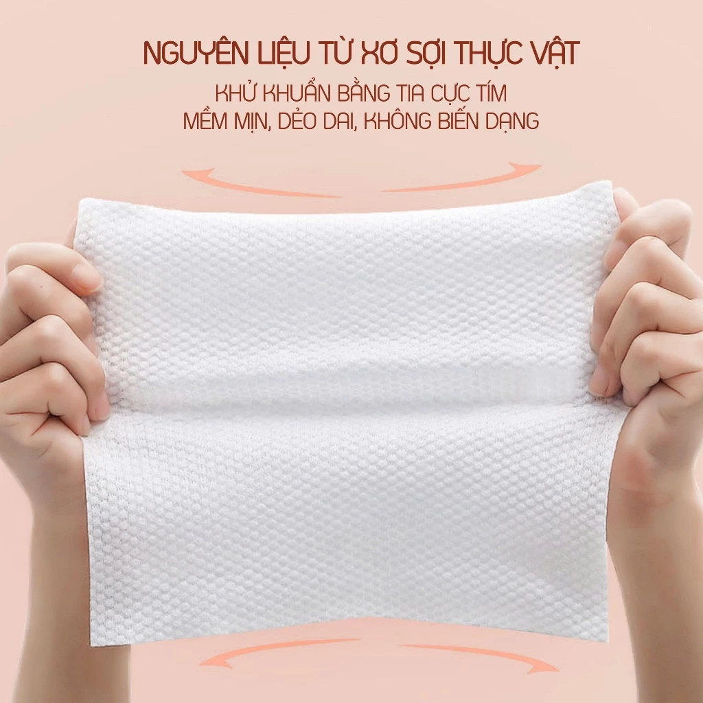 Khăn Cotton MyLan Cao Cấp 200 Tờ 