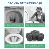 Viên sạch bồn cầu Geto viên thả bồn cầu sạch khuẩn tẩy sạch mảng bám khử mùi diệt vi khuẩn toilet 