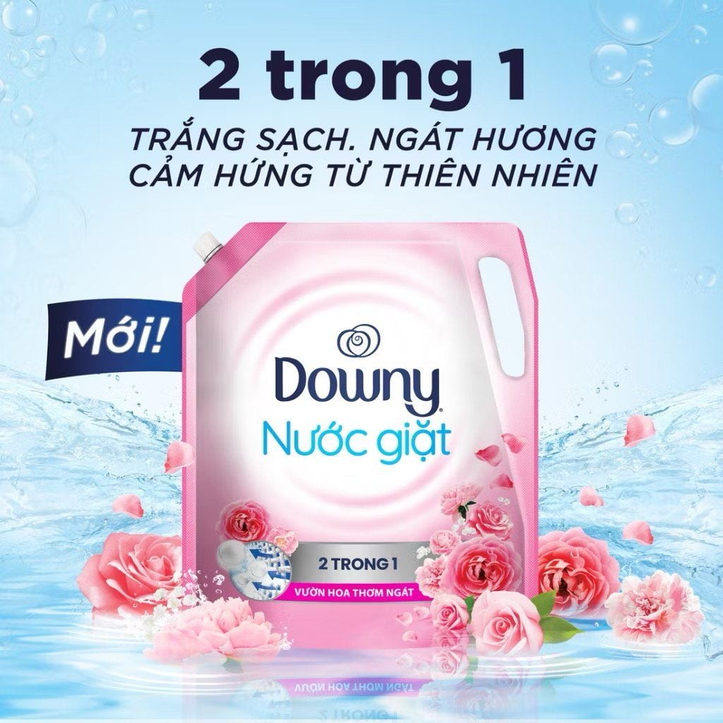  Nước giặt Downy matic 2.65 Kg hương nước hoa, lưu hương suốt 12 tuần 