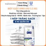  Bột giặt Omo Oxi tẩy mạnh, trắng sáng, đánh bay vết bẩn chuyên dụng Giặt ủi/Nhà hàng/Khách sạn/Trường học/Bệnh viện/Spa 