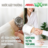  Nước Giặt Gel ARIEL 10X Sức Mạnh Giặt Sạch Chuyên Gia Cửa Trước - Cửa Trên Hương Downy Nắng Sớm Túi 1.37 - 4.05KG 