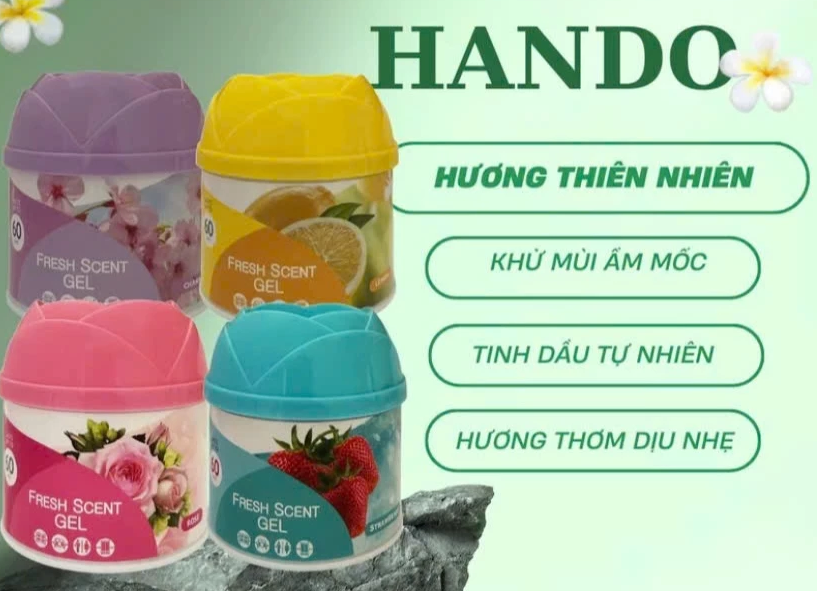  Sáp thơm phòng tươi mát Hando 87g 