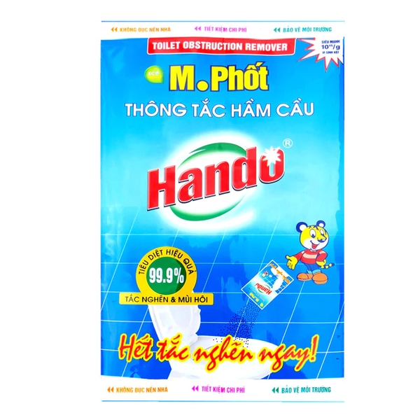  Gói bột thông tắc hầm cầu bể phốt Hando M.phốt 300g 
