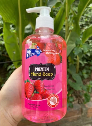  Nước rửa tay MrFresh 500ml - Dưỡng ẩm da tay, thơm lâu, sạch khuẩn cao cấp 