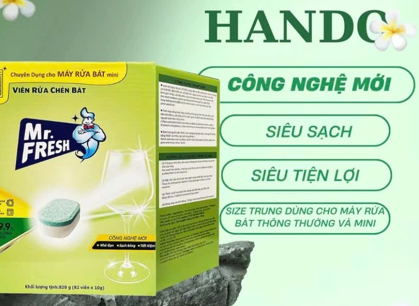  Viên Rửa Chén Bát Mr.Fresh Dành Cho Máy Rửa Chén Bát Hộp 36 Viên 