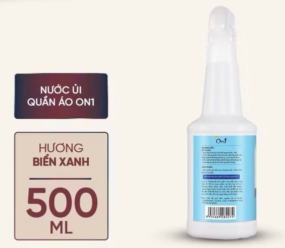  Nước là ủi quần áo On1 500ml làm phẳng bề mặt và mềm mại sợi vải 