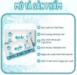  Khăn ướt cao cấp Ecobi gói 20 tờ không mùi 
