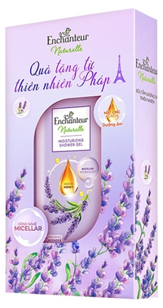  Hộp quà tặng Sữa tắm Enchanteur Naturelle hương Lavender 510g 