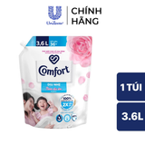  Nước Xả Vải Comfort Dịu Nhẹ Túi 3,6L 