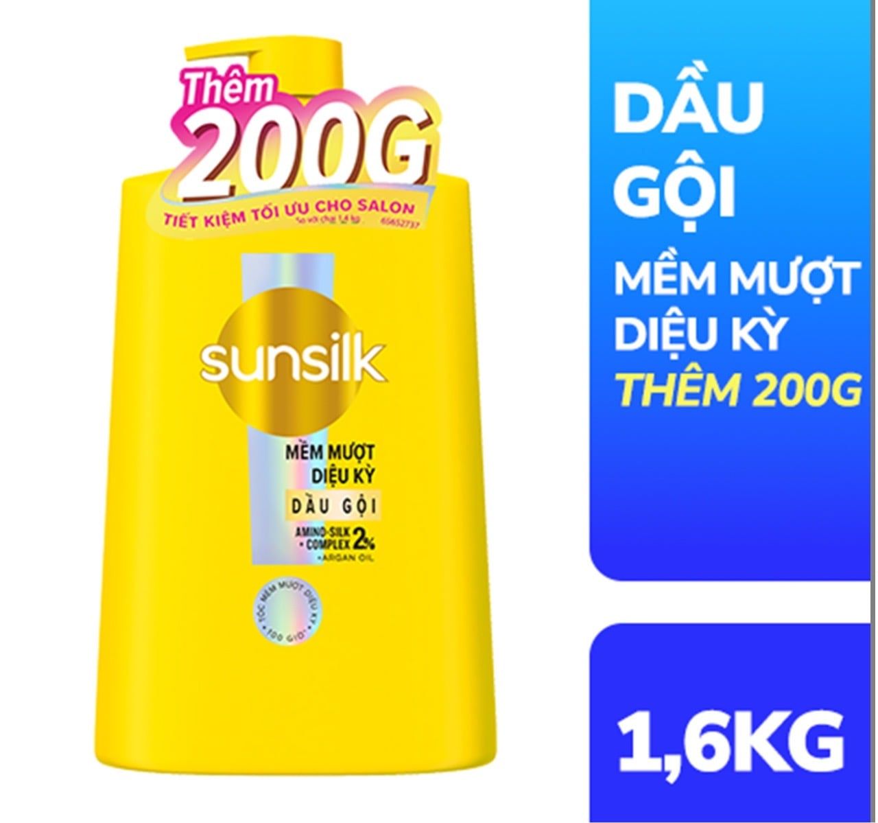  Dầu gội Sunsilk 1.6Kg chuyên dụng Salon tóc siêu tiết kiệm 