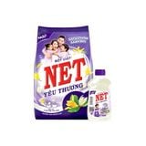  Combo bột giặt NET yêu thương hương hoa Ngọc Lan 2.4kg + nước rửa chén NET yêu thương đậm đặc hương Chanh tươi mát 250g 