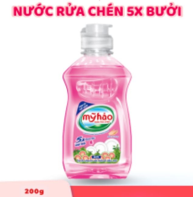  Nước rửa chén Mỹ Hảo 5x Bưởi 200g 