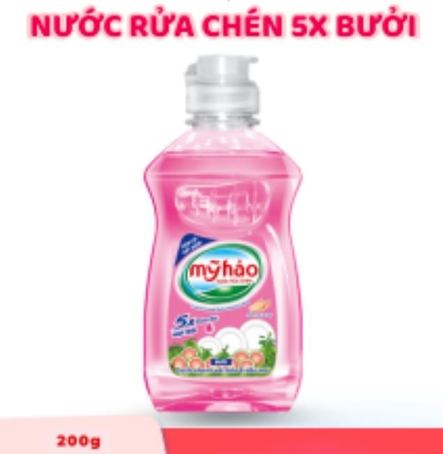  Nước rửa chén Mỹ Hảo 5x Bưởi 200g 