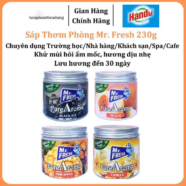  Sáp thơm phòng khử mùi Pure Aroma Mr. Fresh 230g 