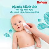  Khăn giấy ướt Huggies kháng khuẩn 80 tờ Essential Clean 