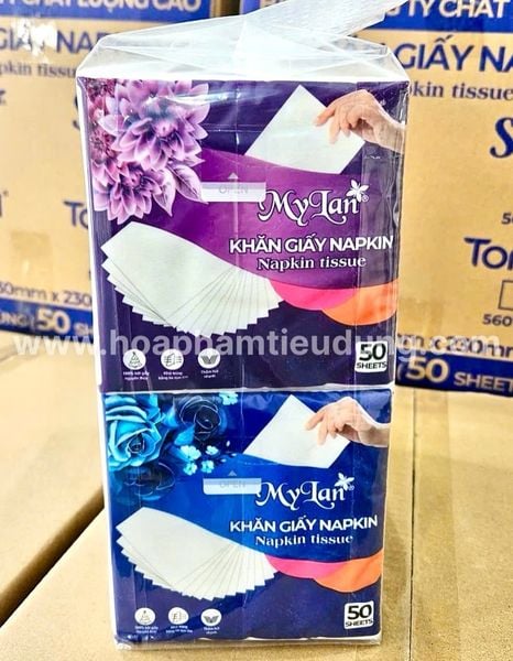  Khăn giấy Napkin MyLan 2 lớp 50 tờ 