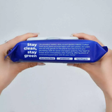  Khăn ướt đi toilet có thể xả trong bồn cầu Flushable EcoWipes gói 60 tờ hương tự nhiên 