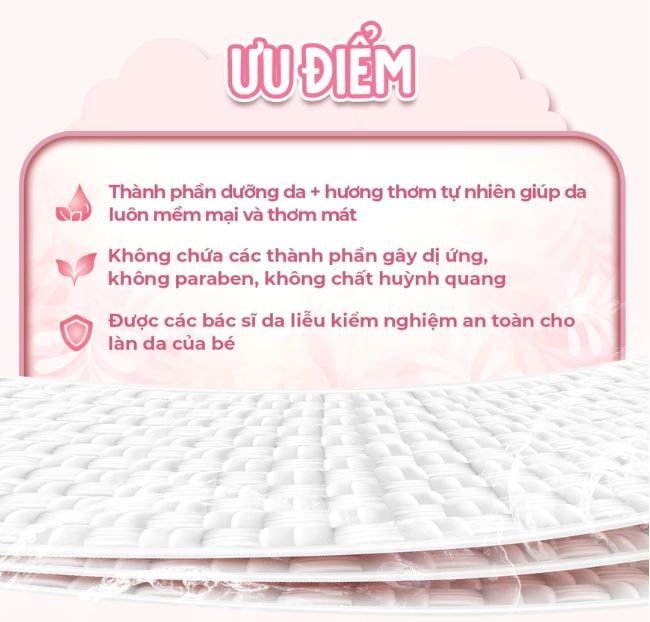  Khăn ướt cao cấp Ecobi gói 80 tờ hương dịu nhẹ 