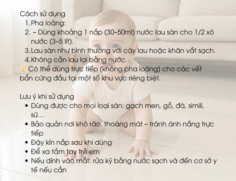  Nước lau sàn siêu sạch Lix túi 3.2L sạch nhà, thơm lâu đuổi côn trùng, phù hợp với mọi loại sàn 