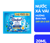  Nước Xả Làm Mềm Vải Comfort Đậm Đặc Một Lần Xả Thơm Mát gấp 10 lần túi 20ml 
