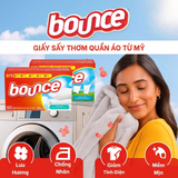  (Hàng nhập khẩu USA) Giấy Sấy Thơm BOUNCE Sheets Outdoor Fresh Hộp 120 Tờ 