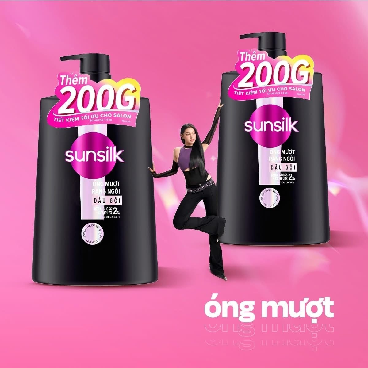  Dầu gội Sunsilk 1.6Kg chuyên dụng Salon tóc siêu tiết kiệm 